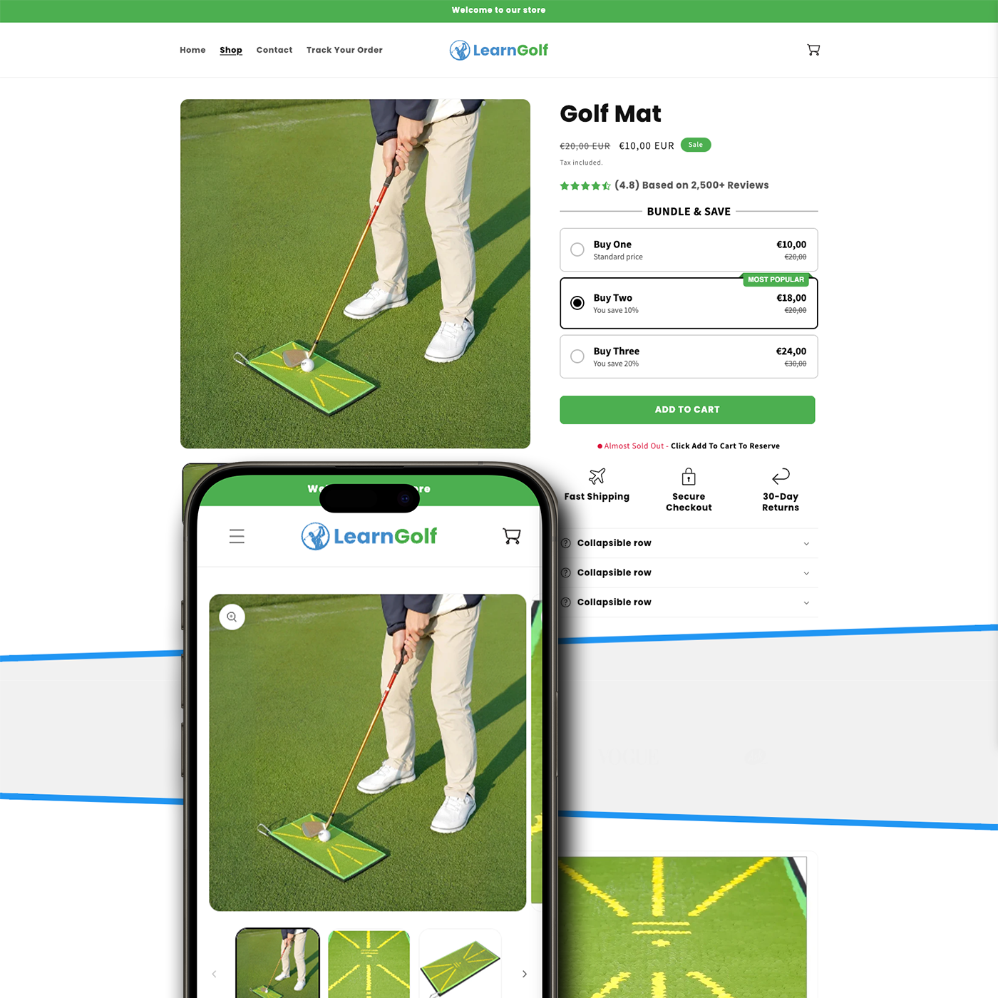 Kuickthemes™ Golf Mat